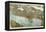 Washington - Panoramic Map of Seattle-Lantern Press-Framed Stretched Canvas