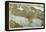 Washington - Panoramic Map of Seattle-Lantern Press-Framed Stretched Canvas