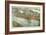 Washington - Panoramic Map of Seattle-Lantern Press-Framed Art Print