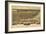 Washington - Panoramic Map of Tacoma-Lantern Press-Framed Art Print