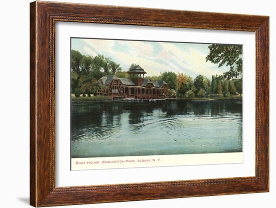 Washington Park, Albany, New York-null-Framed Art Print