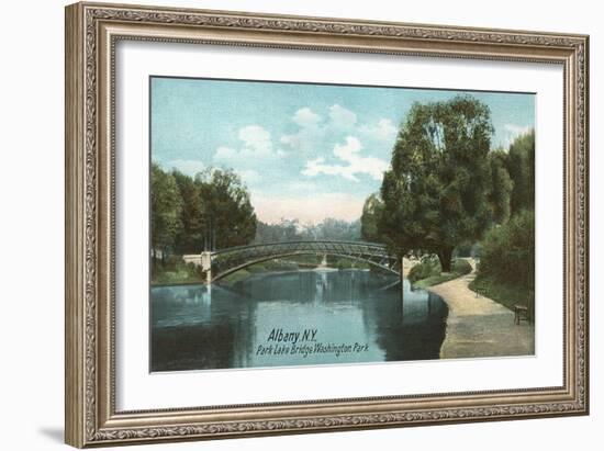 Washington Park, Albany, New York-null-Framed Art Print