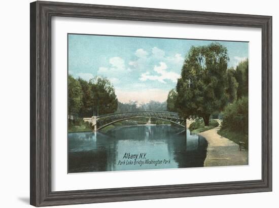 Washington Park, Albany, New York-null-Framed Art Print