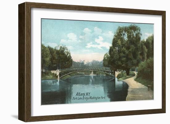 Washington Park, Albany, New York-null-Framed Art Print