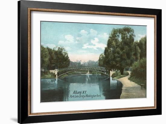 Washington Park, Albany, New York-null-Framed Art Print