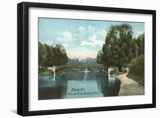 Washington Park, Albany, New York-null-Framed Art Print