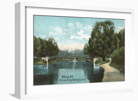 Washington Park, Albany, New York-null-Framed Art Print