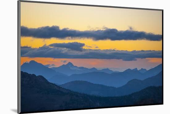 Washington, Pasayten, Pct, Hart's Pass. Landscape from Slate Peak-Steve Kazlowski-Mounted Photographic Print