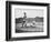 Washington Player & Boston Red Sox Baseball Photograph - Washington, DC-Lantern Press-Framed Premium Giclee Print