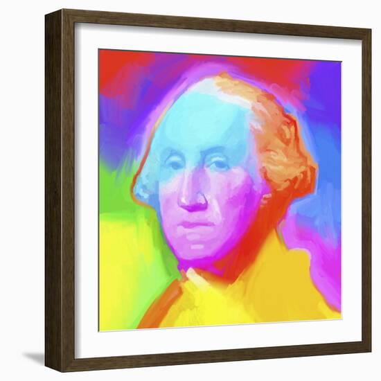 Washington Pop Art-Howie Green-Framed Giclee Print