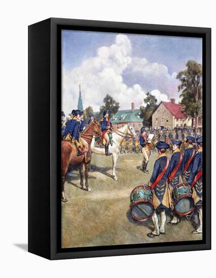 Washington's Army, 1776-Howard Pyle-Framed Premier Image Canvas