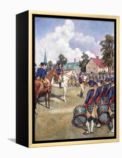 Washington's Army, 1776-Howard Pyle-Framed Premier Image Canvas