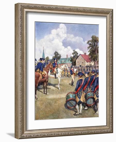 Washington's Army, 1776-Howard Pyle-Framed Giclee Print