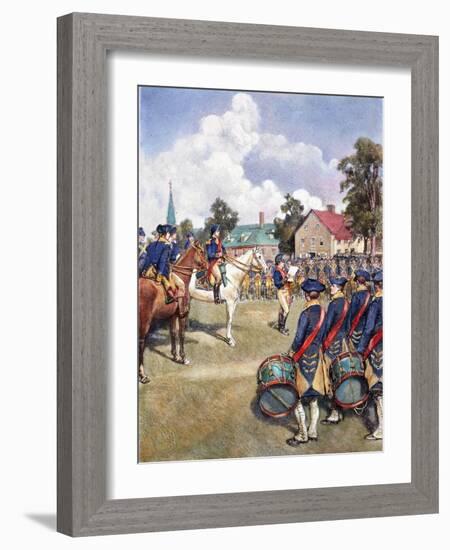 Washington's Army, 1776-Howard Pyle-Framed Giclee Print