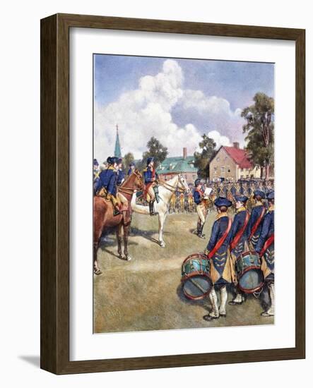 Washington's Army, 1776-Howard Pyle-Framed Giclee Print