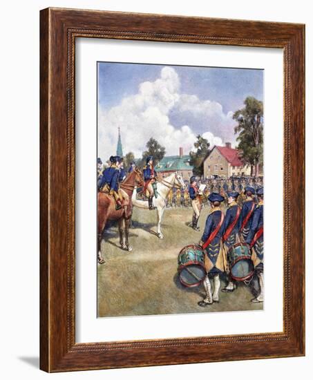 Washington's Army, 1776-Howard Pyle-Framed Giclee Print