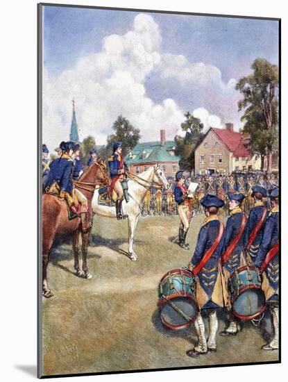 Washington's Army, 1776-Howard Pyle-Mounted Giclee Print