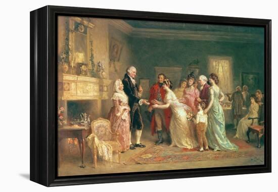 Washington's Birthday, 1798-Jean Leon Gerome Ferris-Framed Premier Image Canvas