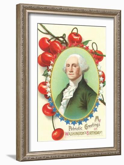 Washington's Birthday, Cherries-null-Framed Art Print