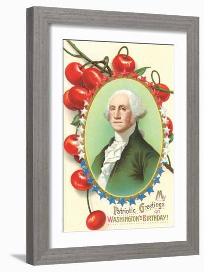 Washington's Birthday, Cherries-null-Framed Art Print