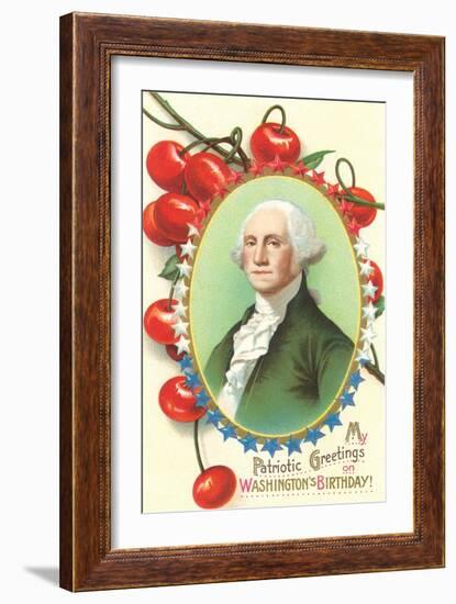 Washington's Birthday, Cherries-null-Framed Art Print