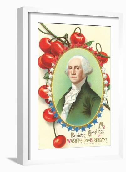 Washington's Birthday, Cherries-null-Framed Art Print