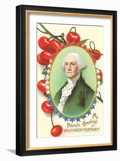 Washington's Birthday, Cherries-null-Framed Art Print