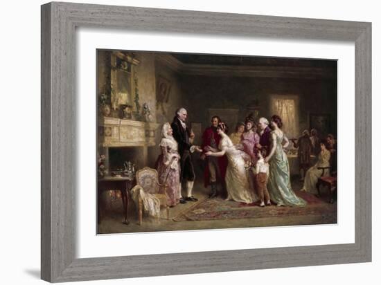 Washington's Birthday-Jean Leon Gerome Ferris-Framed Giclee Print