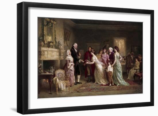 Washington's Birthday-Jean Leon Gerome Ferris-Framed Giclee Print