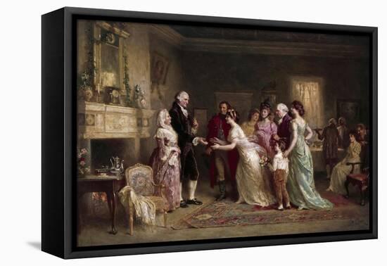 Washington's Birthday-Jean Leon Gerome Ferris-Framed Premier Image Canvas
