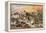 Washington's Charge at the Battle of Princeton-null-Framed Premier Image Canvas