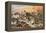 Washington's Charge at the Battle of Princeton-null-Framed Premier Image Canvas