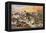 Washington's Charge at the Battle of Princeton-null-Framed Premier Image Canvas