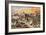 Washington's Charge at the Battle of Princeton-null-Framed Giclee Print