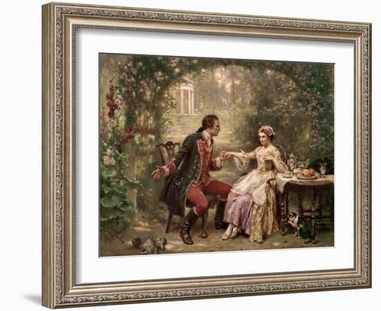 Washington's Courtship-Jean Leon Gerome Ferris-Framed Giclee Print