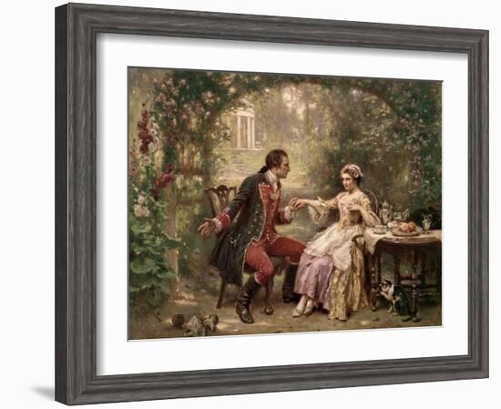 Washington's Courtship-Jean Leon Gerome Ferris-Framed Giclee Print