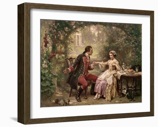 Washington's Courtship-Jean Leon Gerome Ferris-Framed Giclee Print