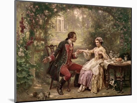 Washington's Courtship-Jean Leon Gerome Ferris-Mounted Giclee Print