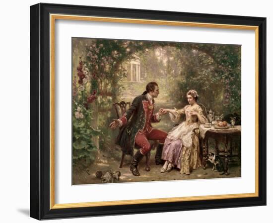 Washington's Courtship-Jean Leon Gerome Ferris-Framed Giclee Print