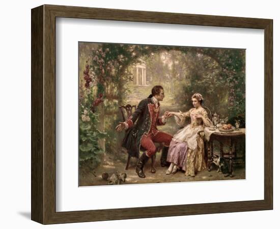 Washington's Courtship-Jean Leon Gerome Ferris-Framed Giclee Print