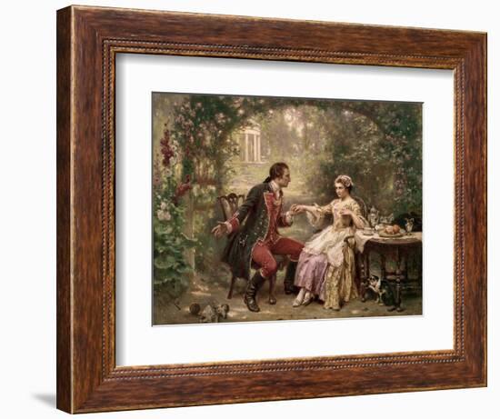 Washington's Courtship-Jean Leon Gerome Ferris-Framed Giclee Print