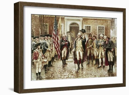 Washington's Farewell to His Officers-Edward Moran-Framed Giclee Print