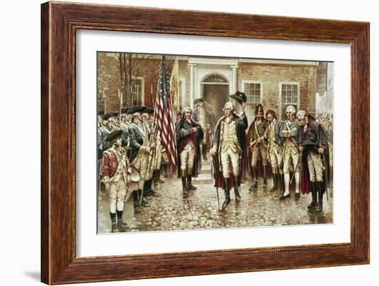 Washington's Farewell to His Officers-Edward Moran-Framed Giclee Print