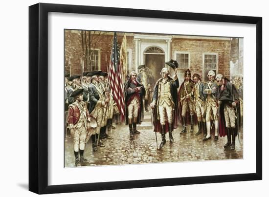 Washington's Farewell to His Officers-Edward Moran-Framed Giclee Print