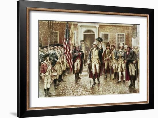 Washington's Farewell to His Officers-Edward Moran-Framed Giclee Print