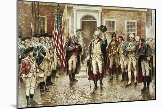 Washington's Farewell to His Officers-Edward Moran-Mounted Giclee Print