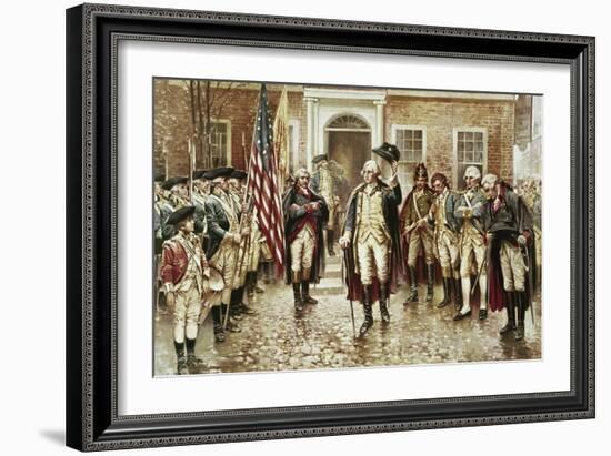 Washington's Farewell to His Officers-Edward Moran-Framed Giclee Print