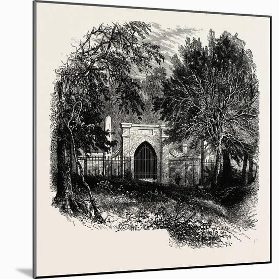 Washington's Grave, Mount Vernon, USA, 1870s-null-Mounted Giclee Print