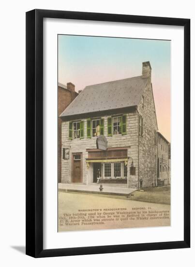 Washington's Headquarters, Bedford, Pennsylvania-null-Framed Art Print