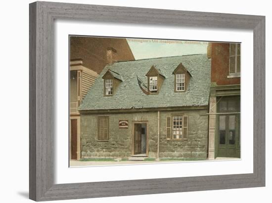 Washington's Headquarters, Richmond, Virginia-null-Framed Art Print